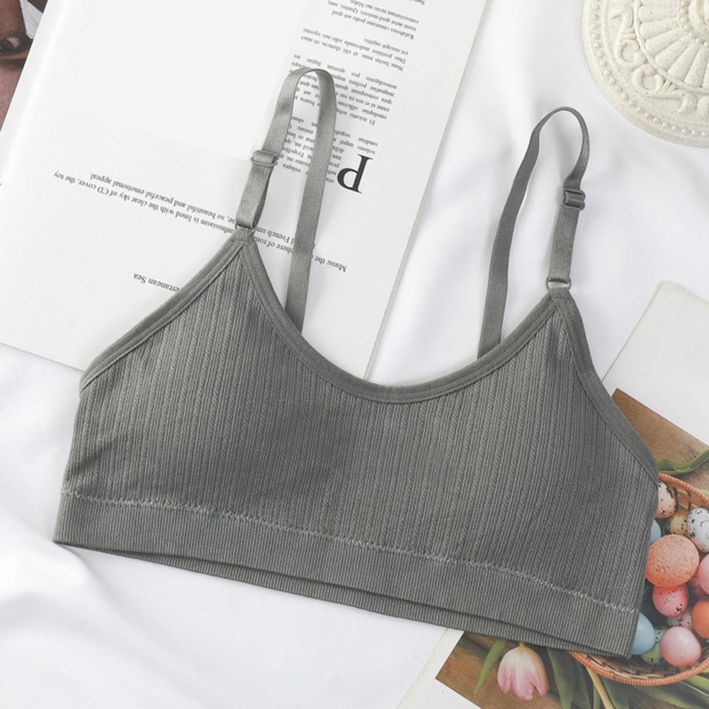Seamless Ribbed Workout Tank Top - Women's Soft Sports Bra Summer Wireless