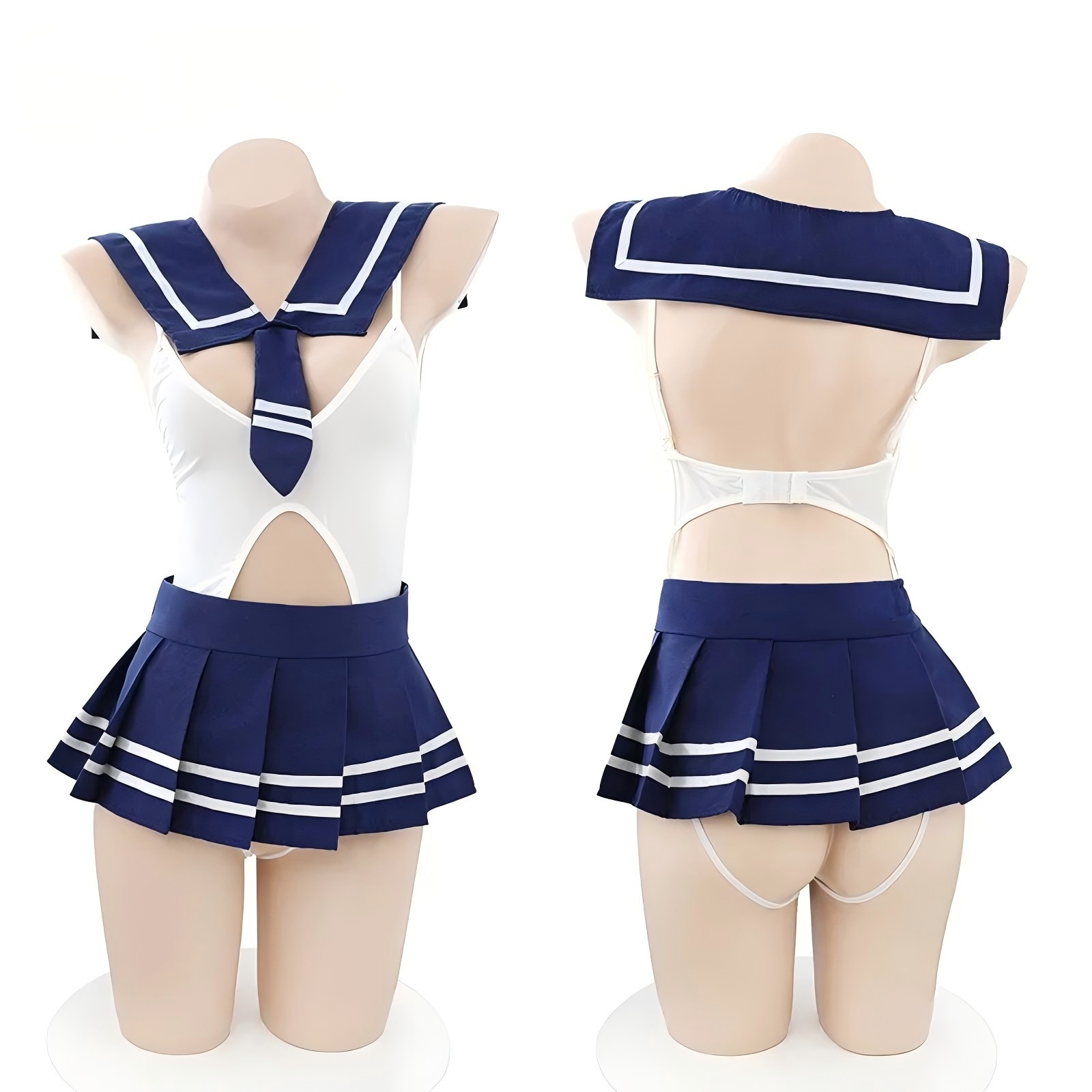 Lingerie - Sexy schoolgirl uniform lingerie; attractive date