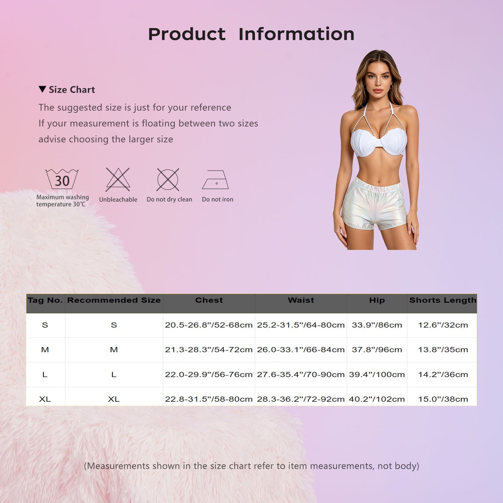 Tops - Women Metallic Shiny Swimwear Tankini Set