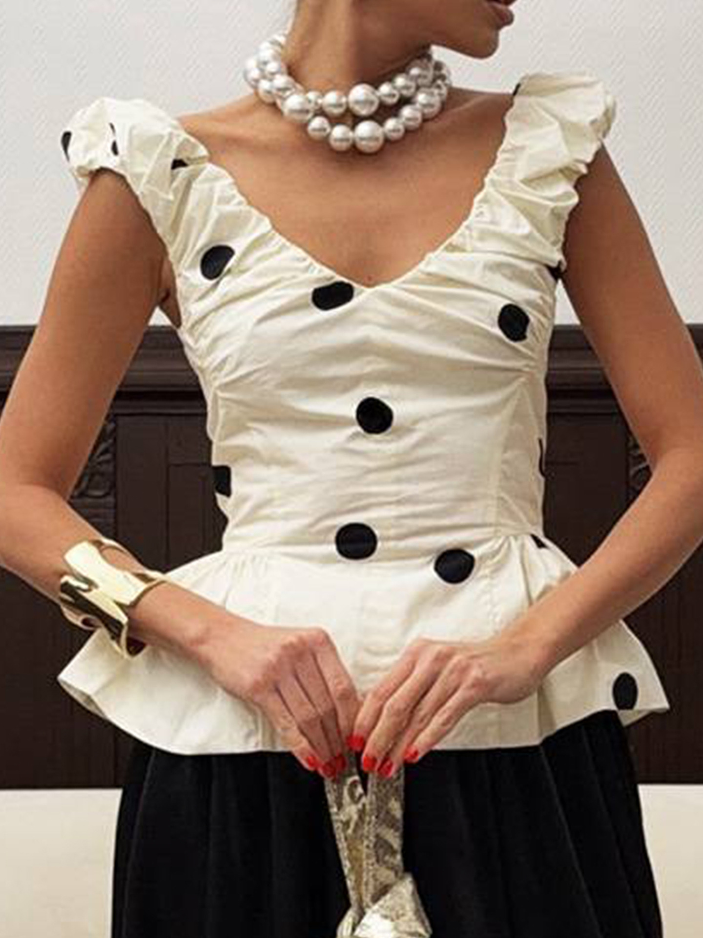 Women 2 Piece Polka Dot Dress  - Dresses recension och pris
