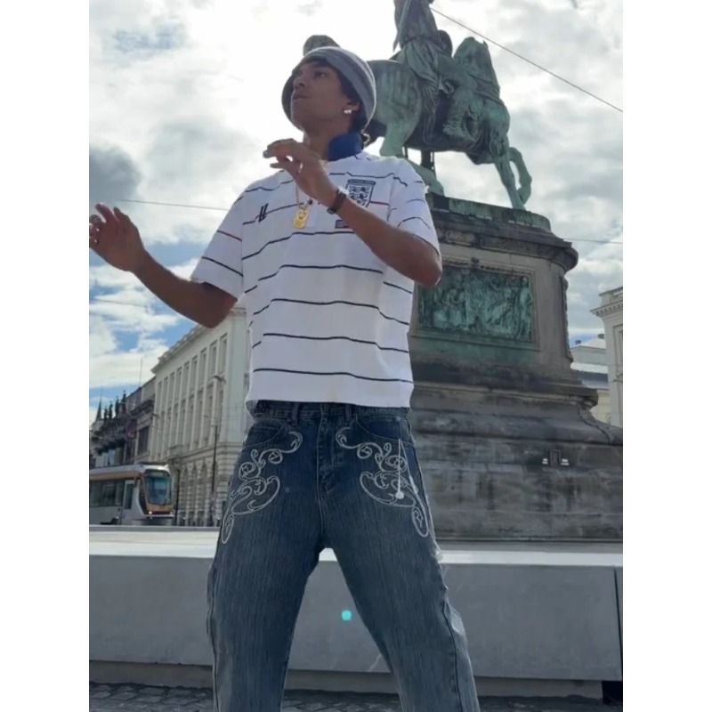 Retro Y2K 2 Pcs Set Street Sty - Jeans recension och pris