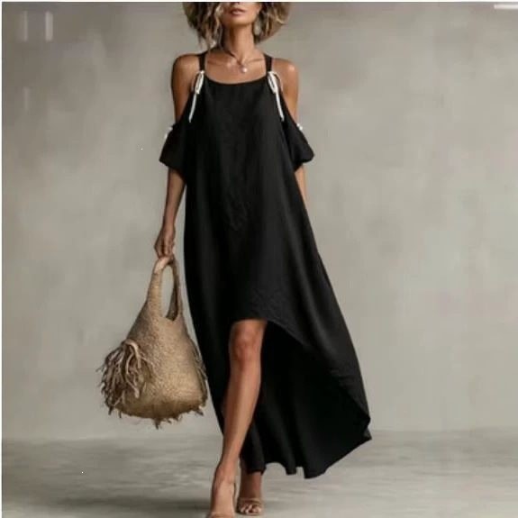 Summer Woman Dress Puff Sleeve - Off Shoulder Puff Sleeve Sundress recension och pris