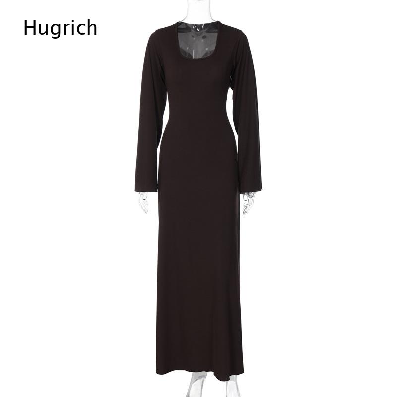 Women's Elegant Ribbed Knit Ma - Bodycon Long Sleeve Ribbed Dress recension och pris