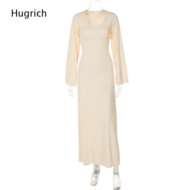 Women's Elegant Ribbed Knit Ma - Bodycon Long Sleeve Ribbed Dress recension och pris