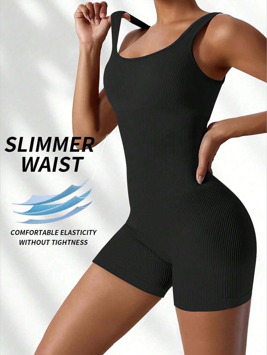 KIKIMINK Women's Jumpsuits Sea - Seamless Ribbed Workout Tank Top recension och pris