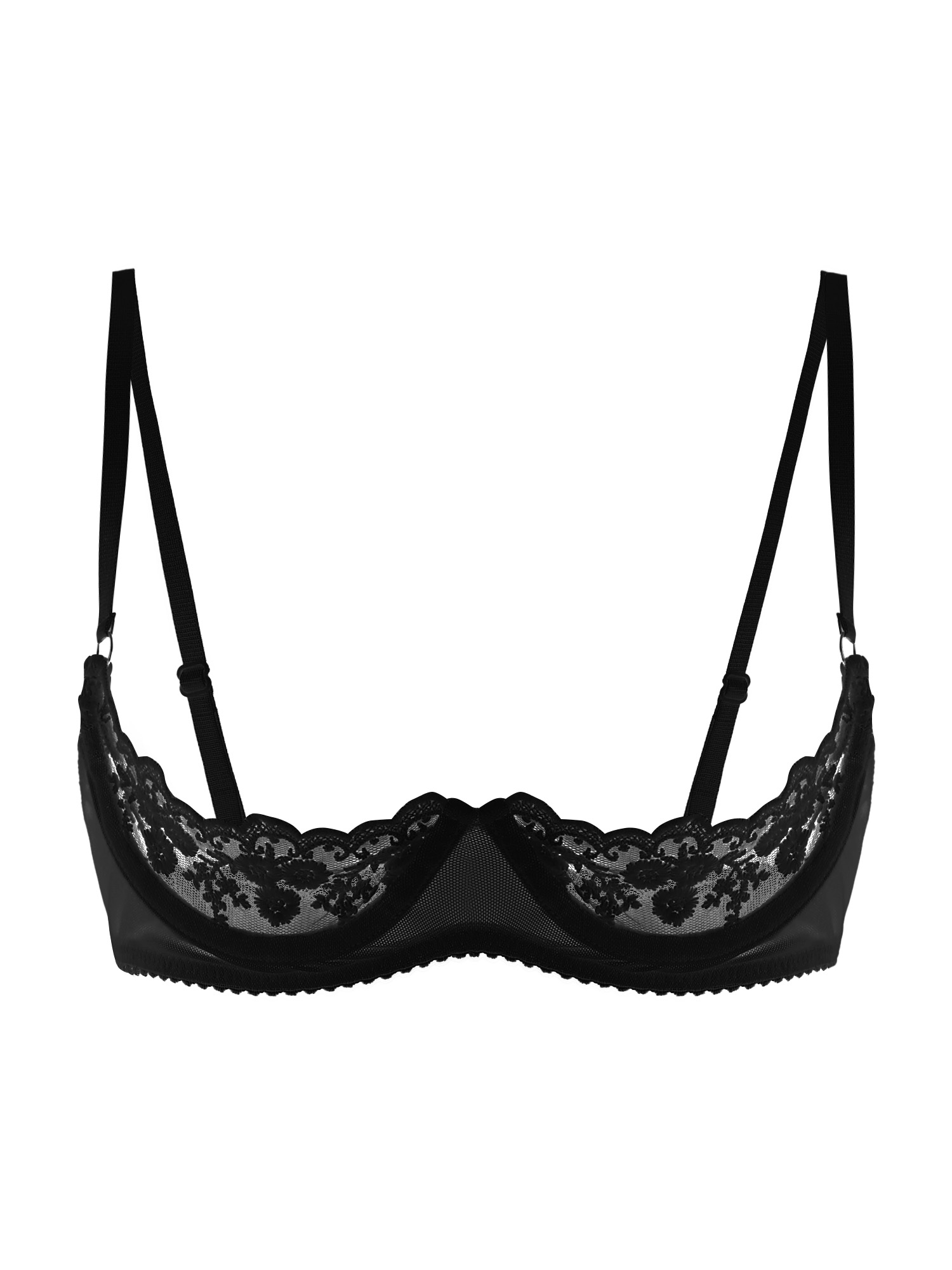 Women Sexy Open Cups Bra Sheer - Lingerie recension och pris