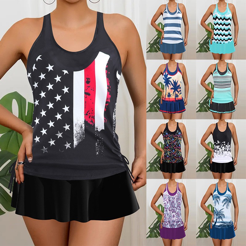Tankini Woman Bikini Sleeveles - Tops recension och pris