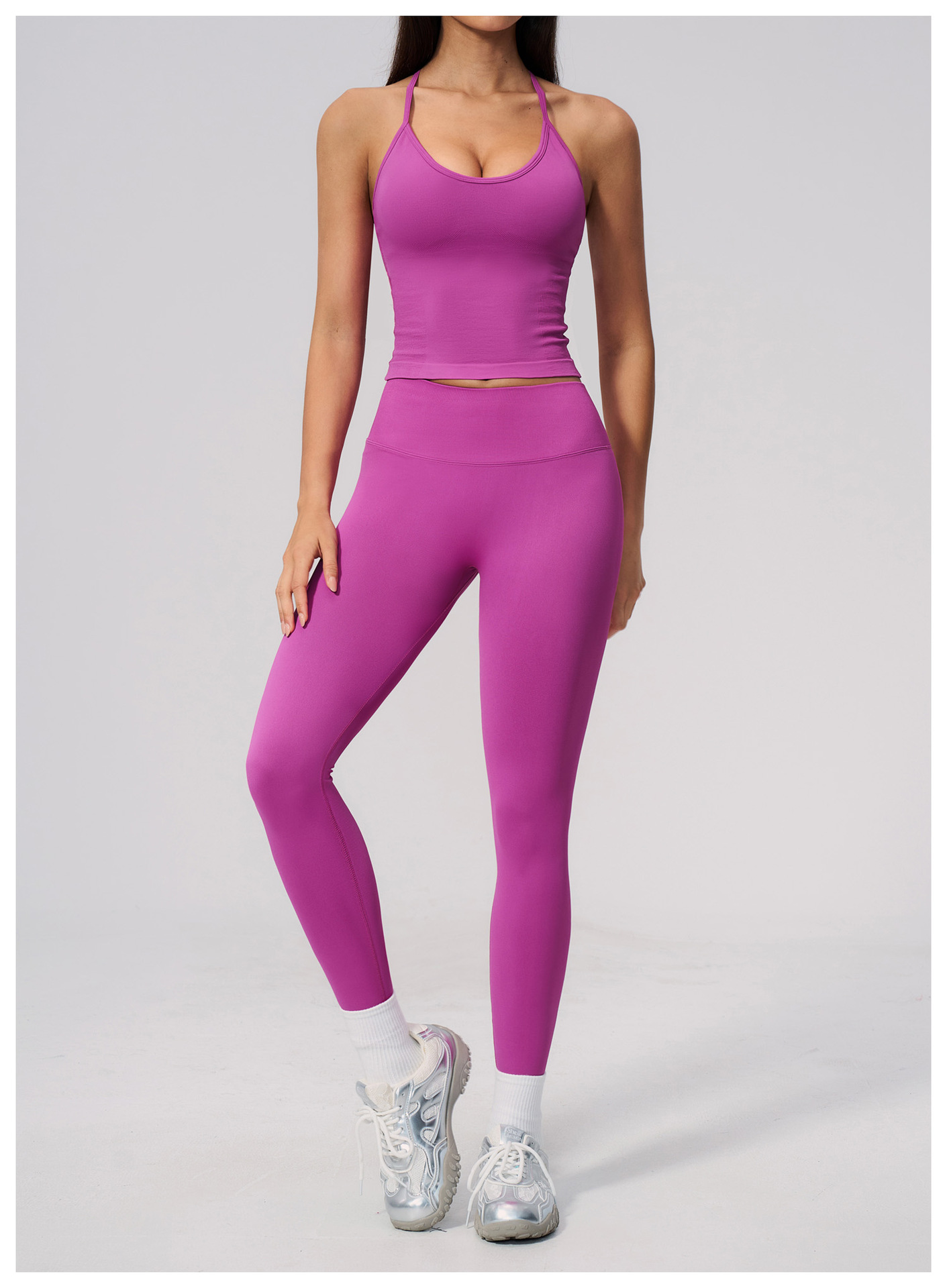 Luxury Designer Seamless Yoga  - Seamless Ribbed Workout Tank Top recension och pris