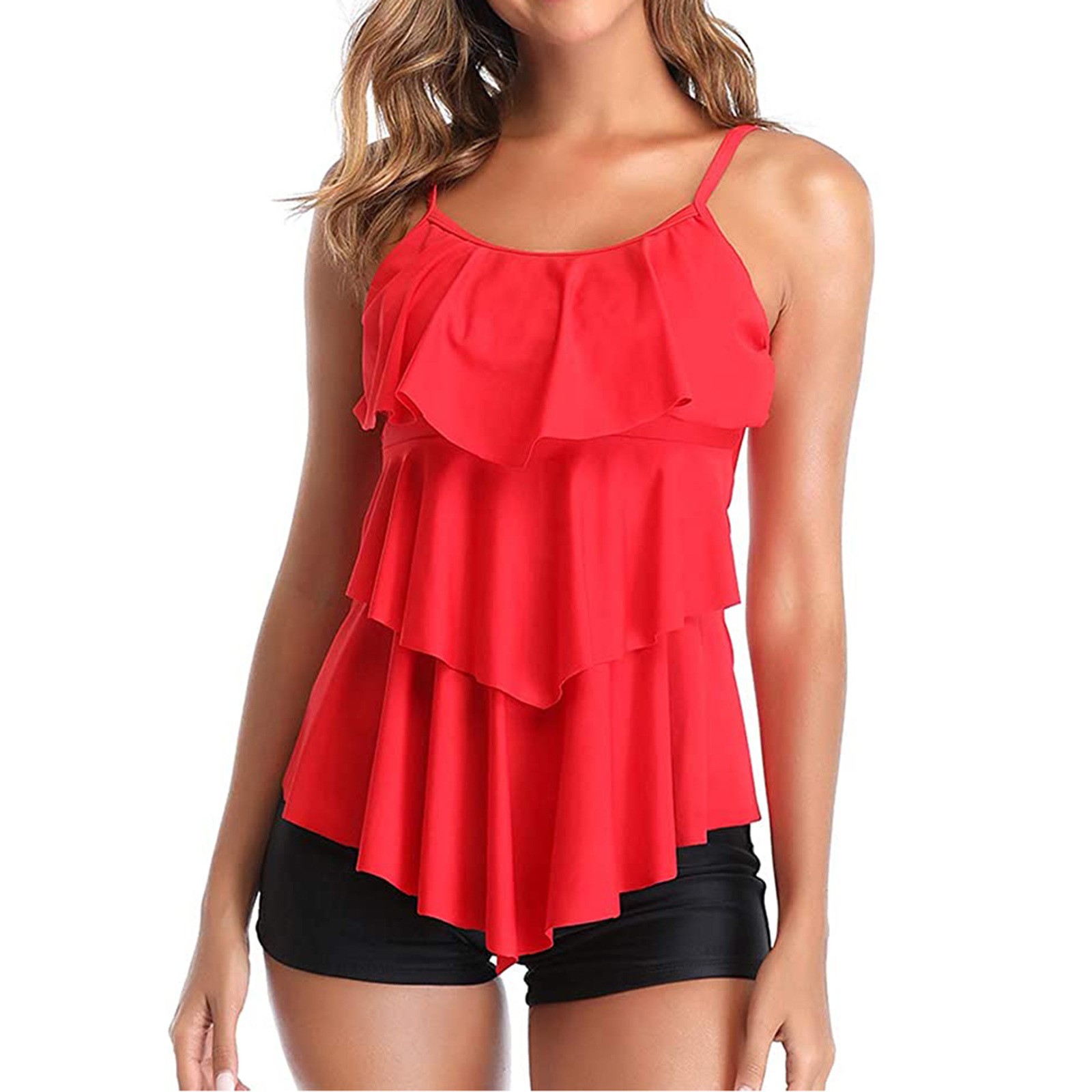 Woman Bikini Floral Print Tank - Tops recension och pris