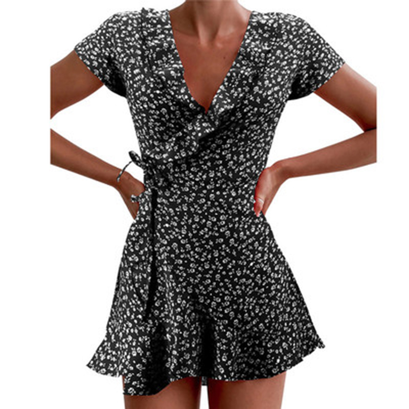 Summer Women’s Floal A-Line Dr - French Vintage Floral Midi Dress recension och pris