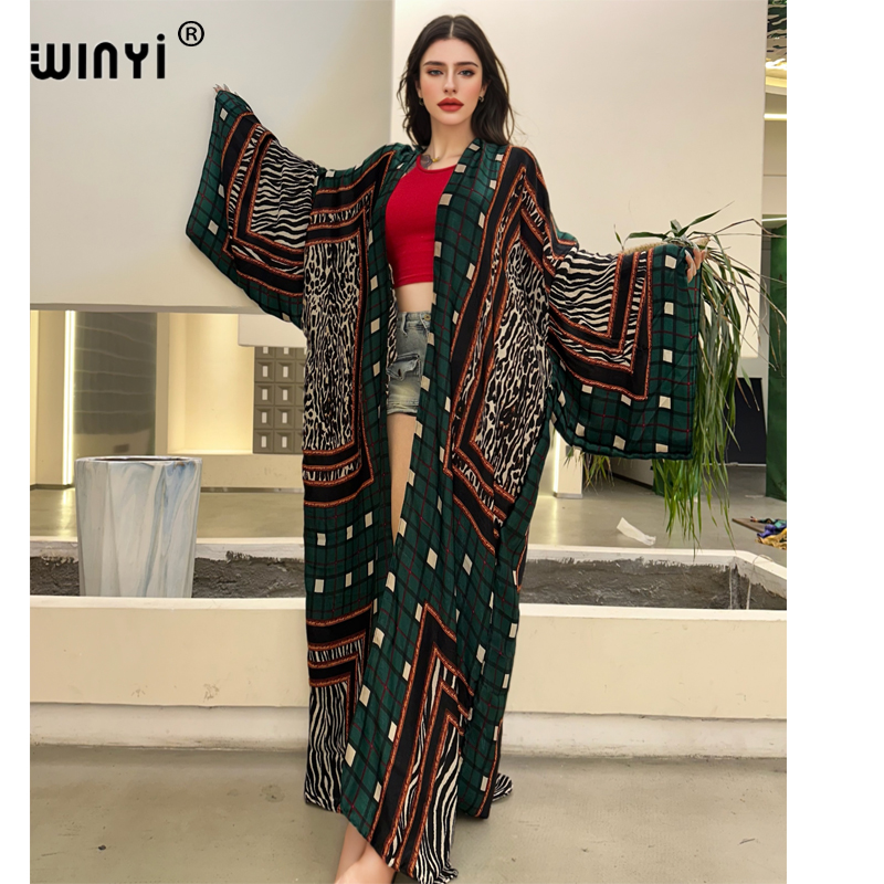 WINYI kimono sexy summer 2025  - Boho Summer Beach Maxi Dress recension och pris