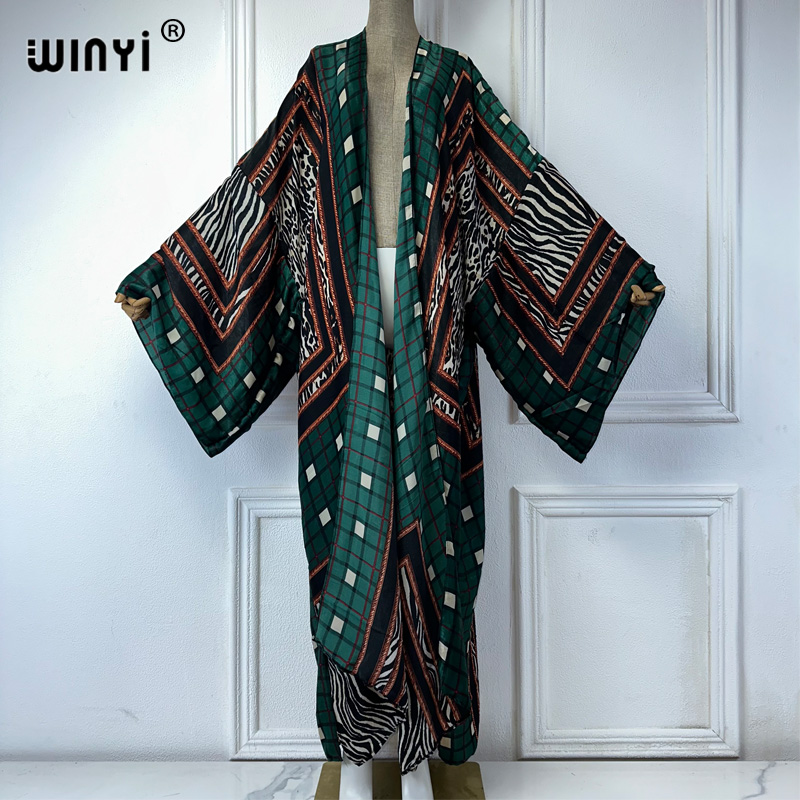 WINYI kimono sexy summer 2025  - Boho Summer Beach Maxi Dress recension och pris