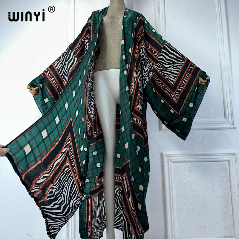 WINYI kimono sexy summer 2025  - Boho Summer Beach Maxi Dress recension och pris