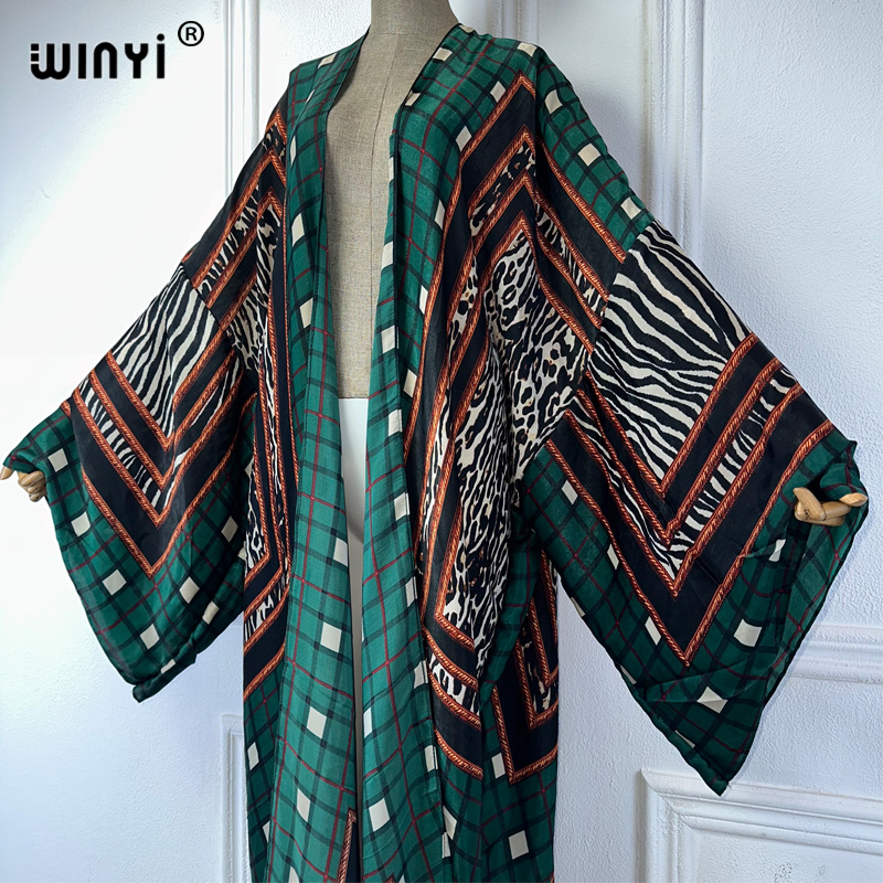 WINYI kimono sexy summer 2025  - Boho Summer Beach Maxi Dress recension och pris