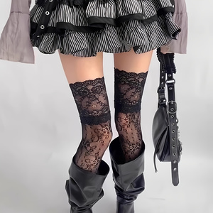 1 Pair Women's Over-Knee Socks - Jeans recension och pris