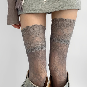 1 Pair Women's Over-Knee Socks - Jeans recension och pris