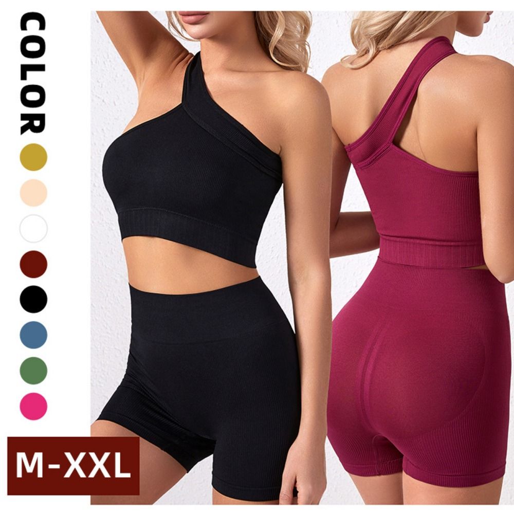 2Pcs Reusable Seamless Women W - Seamless Ribbed Workout Tank Top recension och pris