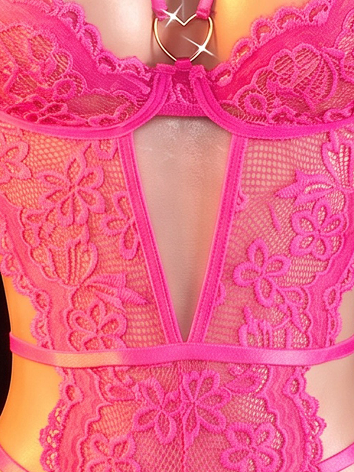 One-piece Hollow Transparent L - Lingerie recension och pris