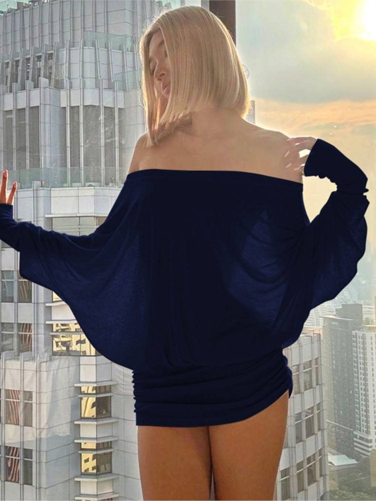 New Fashion Off Shoulder Sheer - Sexy Mesh Sheer Bodycon Dress recension och pris