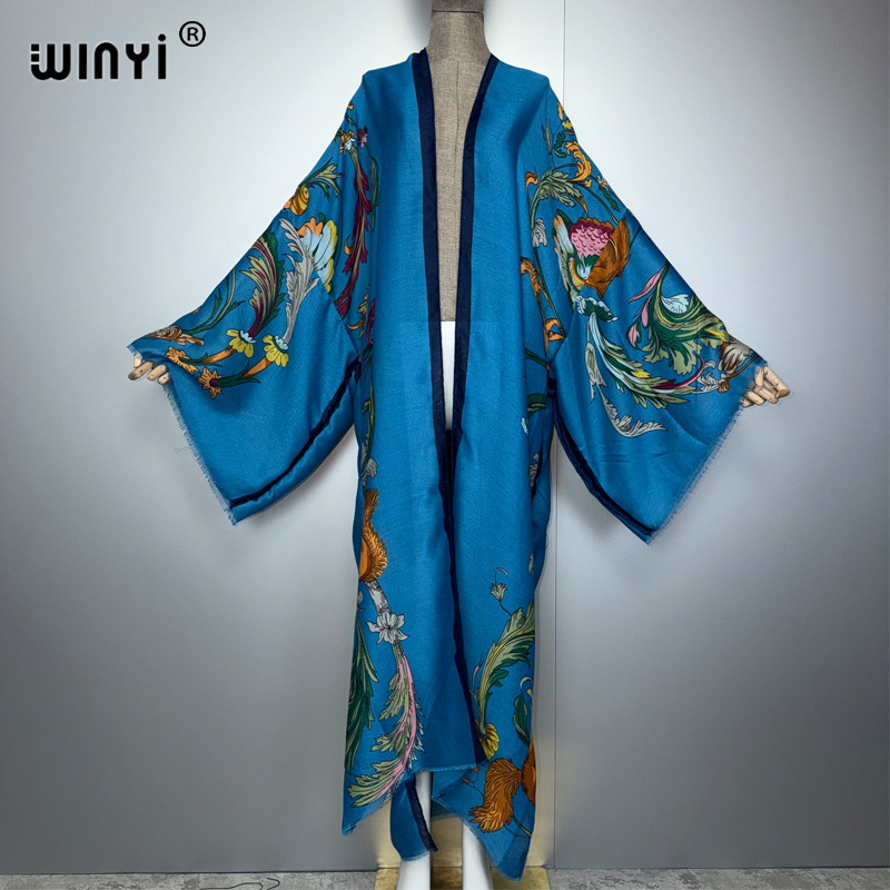 WINYI Africa Boho Kimono Maxi  - Boho Summer Beach Maxi Dress recension och pris