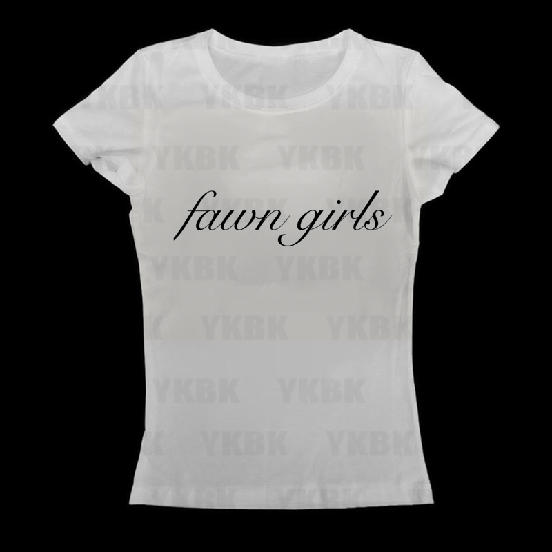 Y2K Letter Casual Clothes Emo  - Y2K Graphic Baby Tee Crop recension och pris