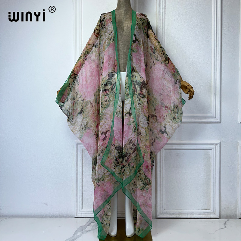 WINYI maxi kimono summer Persp - Boho Summer Beach Maxi Dress recension och pris