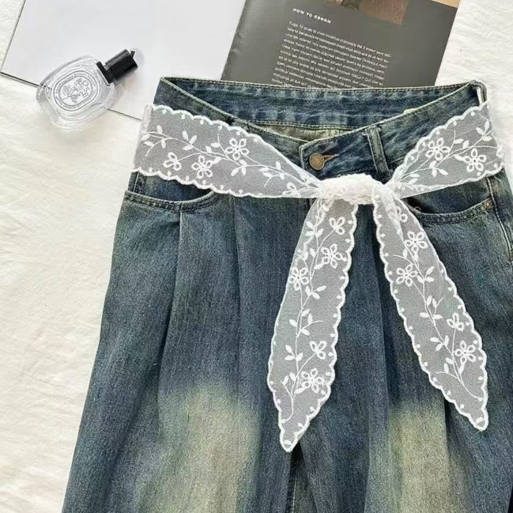 Sweet White Lace Belt for Wome - Jeans recension och pris