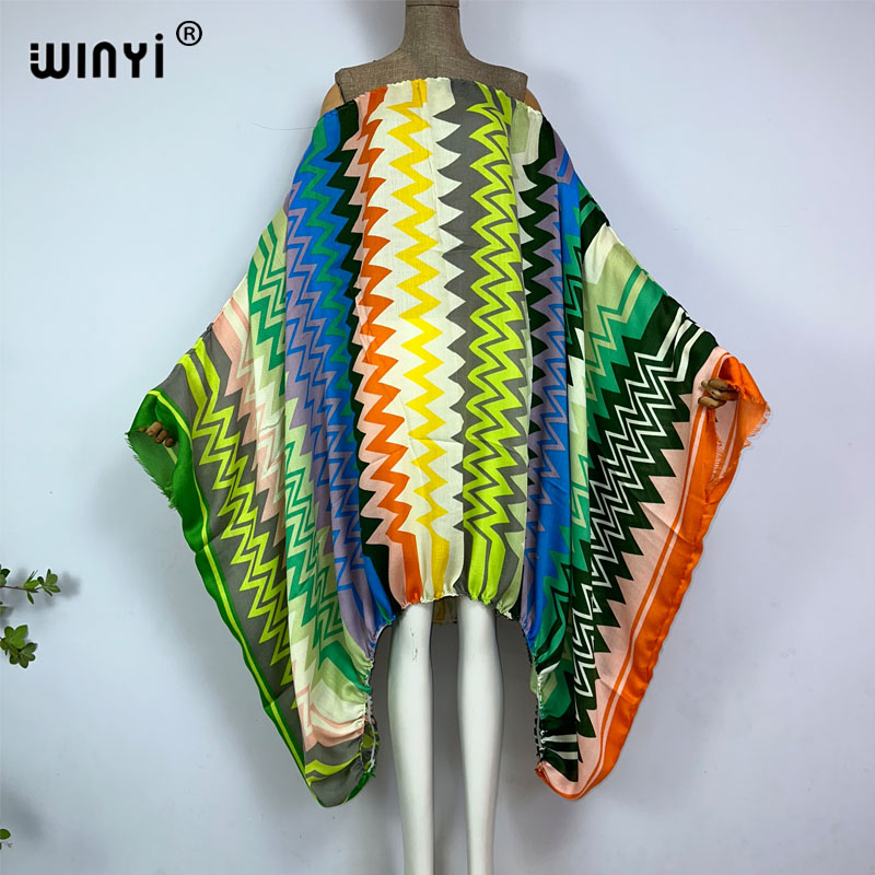 WINYI Women Sexy One Neck Maxi - Boho Summer Beach Maxi Dress recension och pris