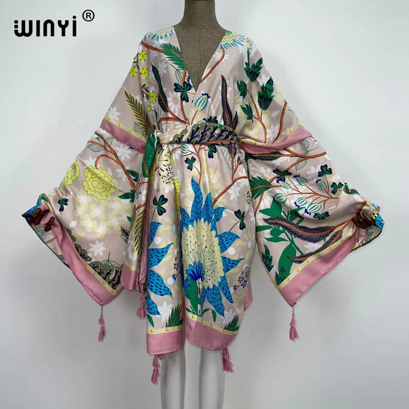 WINYI Autumn Dresses for Women - Boho Summer Beach Maxi Dress recension och pris