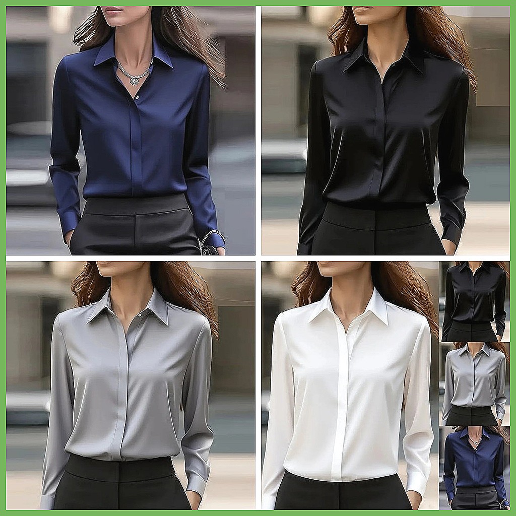 New Women's Office Blouse Long - Blouses recension och pris