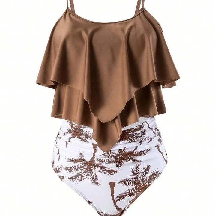 Women Bikini Ruffle Top High W - Tops recension och pris