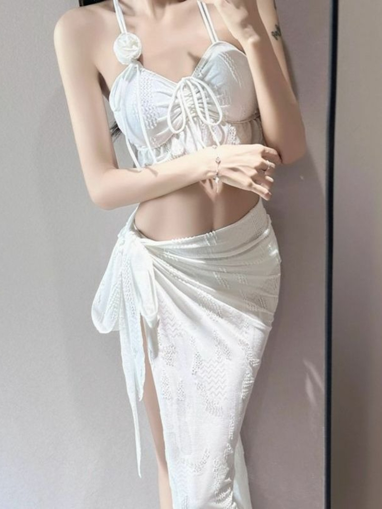 Ladies Floral Two Piece Swimsu - Tops recension och pris