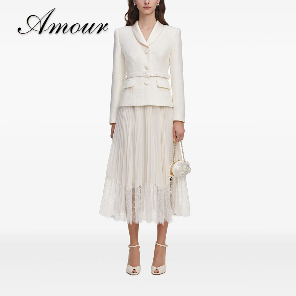 Amour Customized Two‑Piece For - Tweed Two Piece Blazer Dress recension och pris