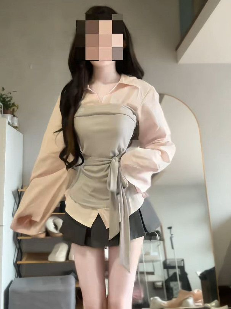 Women's plus Size Korean Style - Korean Style A Line Shirt Dress recension och pris