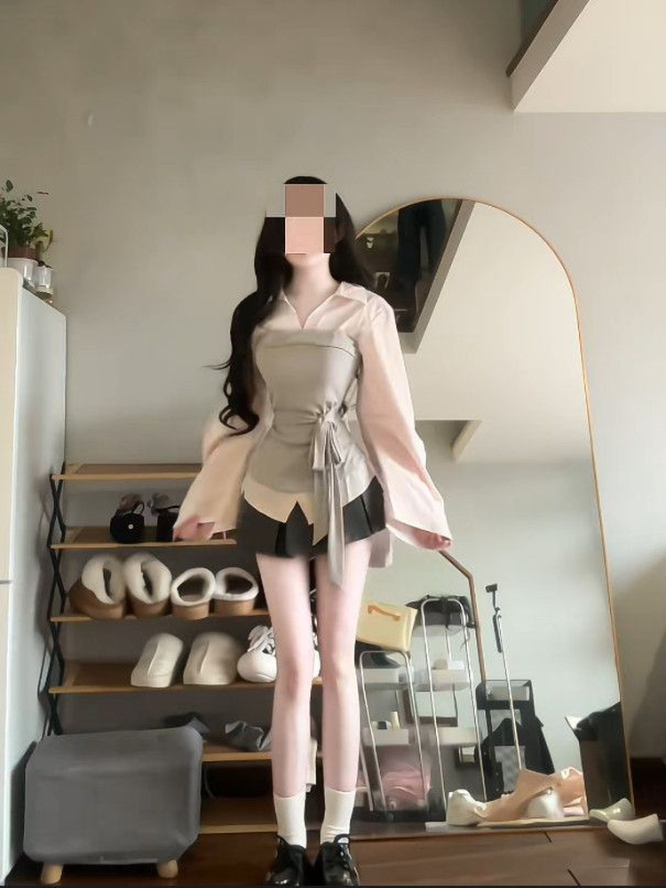 Women's plus Size Korean Style - Korean Style A Line Shirt Dress recension och pris