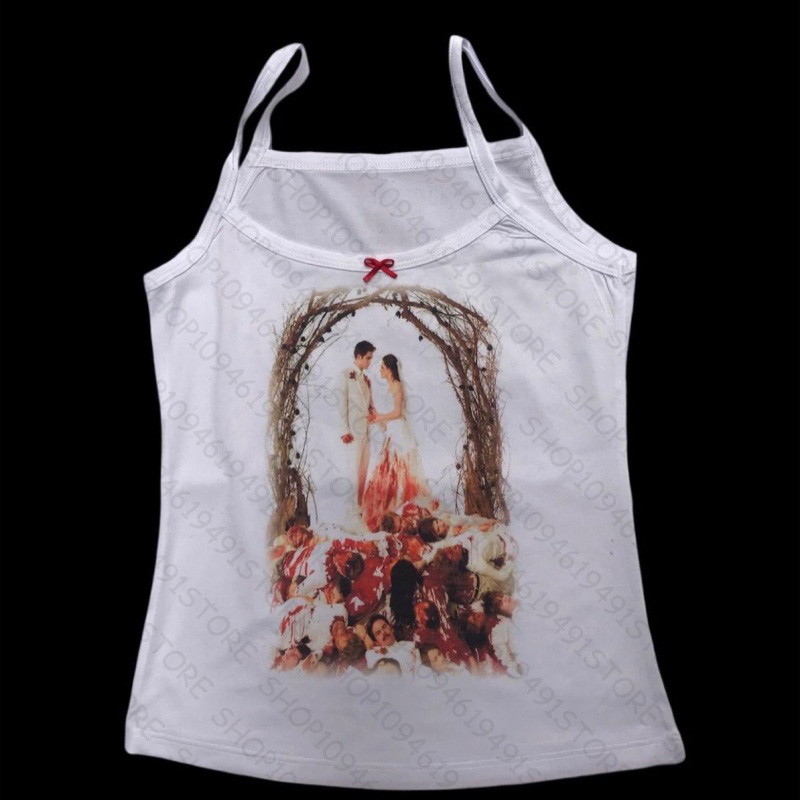 Anime Graphics Camisole Grunge - Y2K Graphic Baby Tee Crop recension och pris