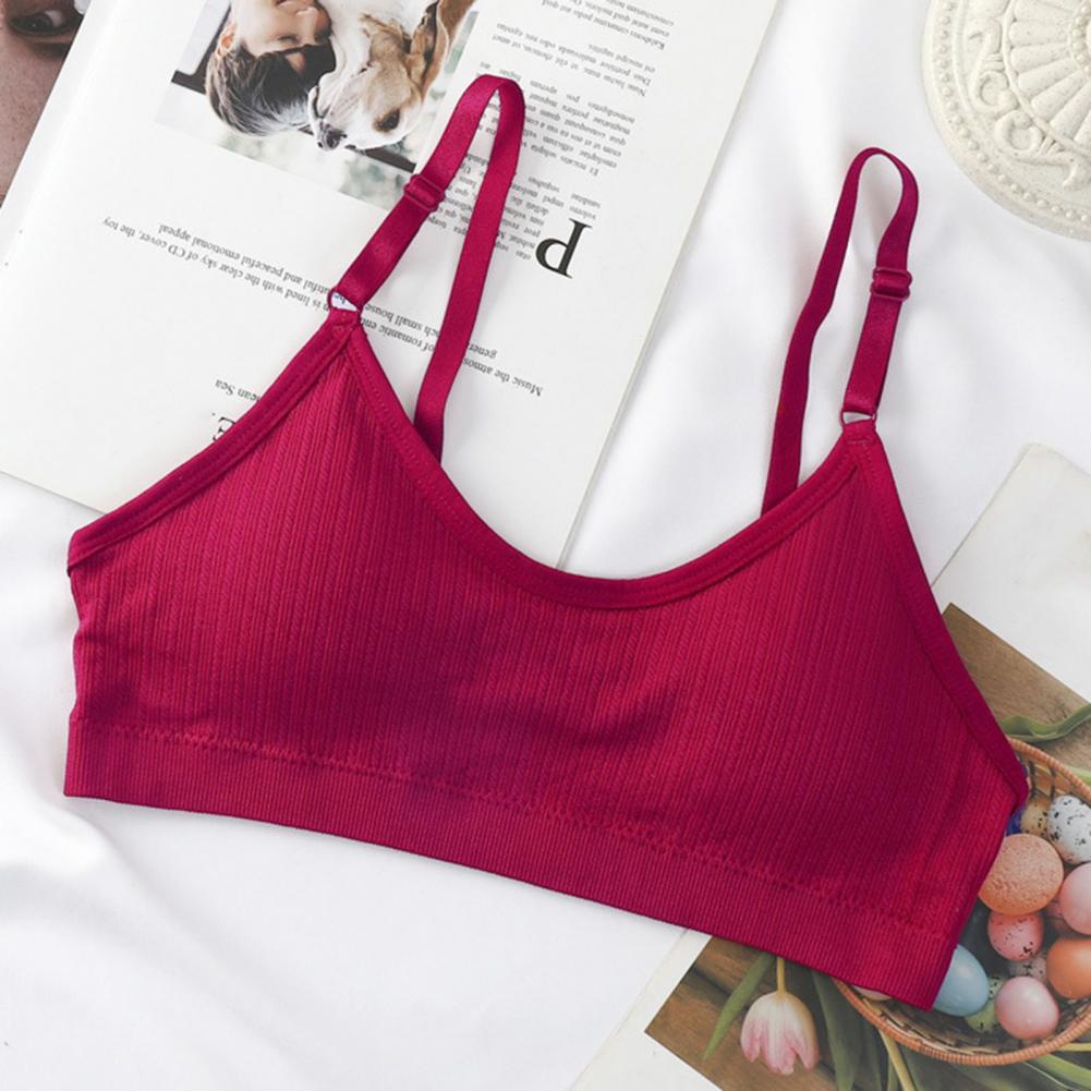 Comfortable Sports Bra Wireles - Seamless Ribbed Workout Tank Top recension och pris