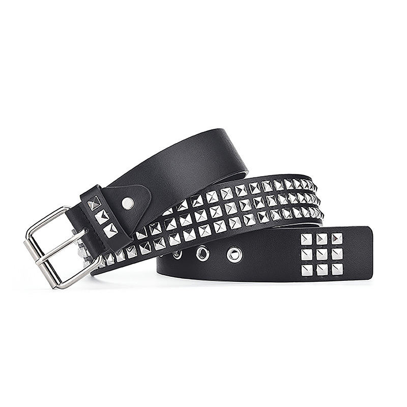 Trendy Square Bead Rivet Belt  - Jeans recension och pris