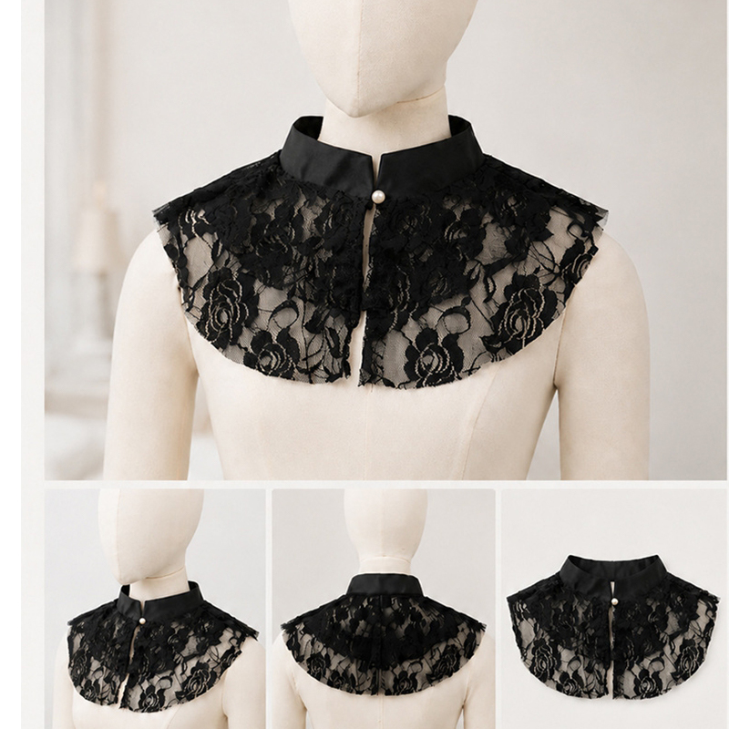 Elegant Lace Floral False Coll - Dresses recension och pris