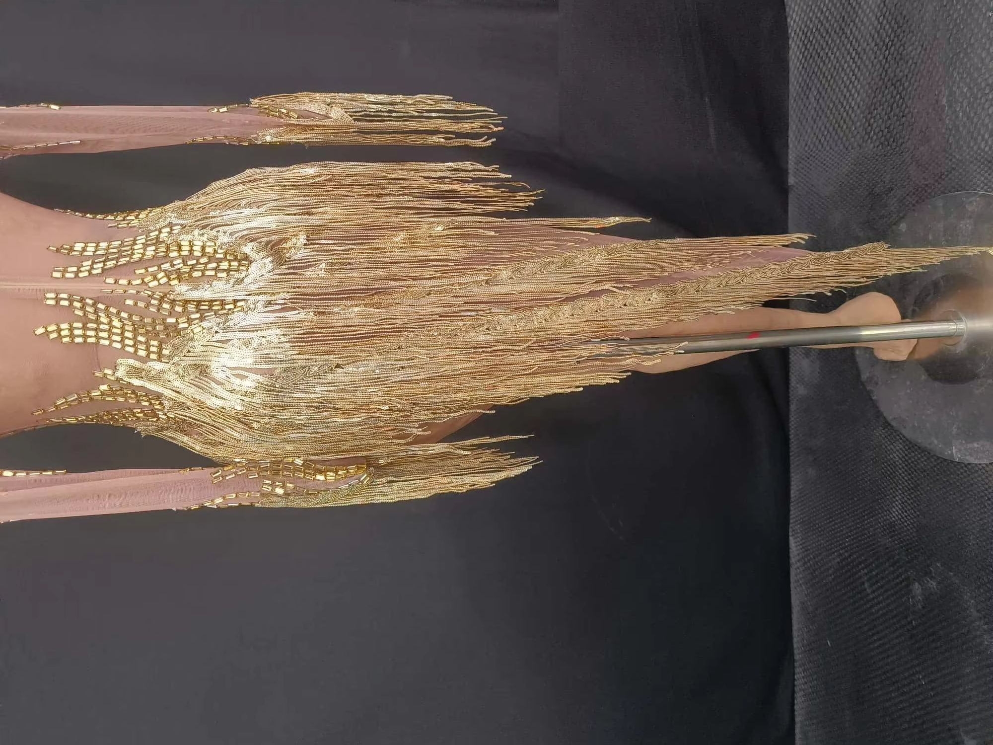 Sparkly Rhinestone Tassel Shor - Sparkly Rhinestone Club Party Dress recension och pris