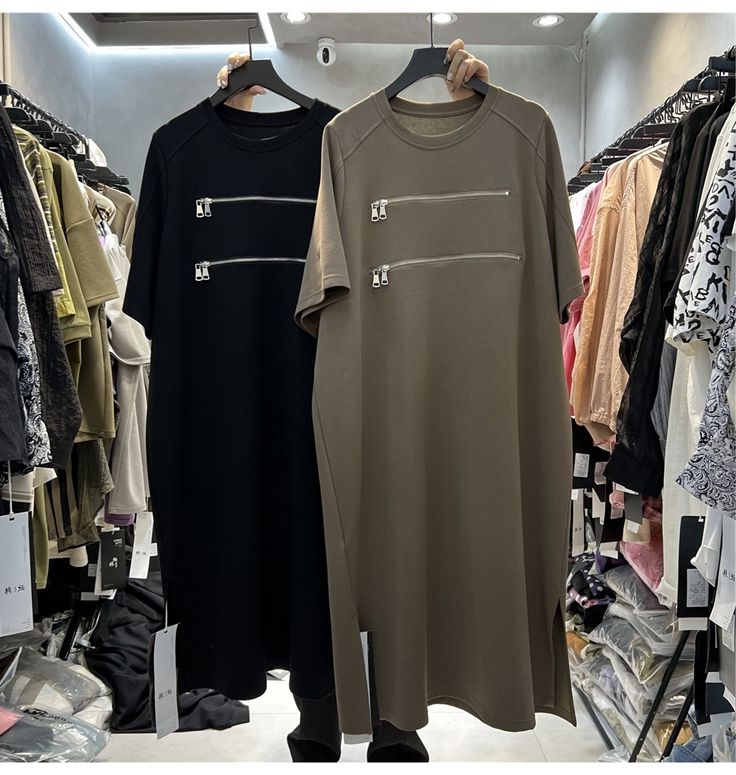 plus Size Women's Loose Short  - Korean Style A Line Shirt Dress recension och pris