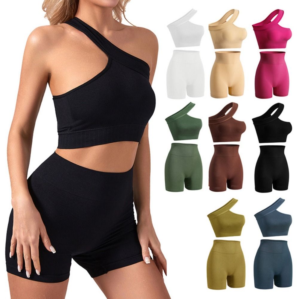 2Pcs Reusable Seamless Women W - Seamless Ribbed Workout Tank Top recension och pris